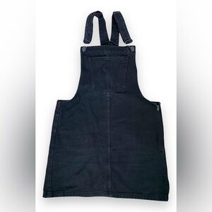 ♾️Black denim dungarees